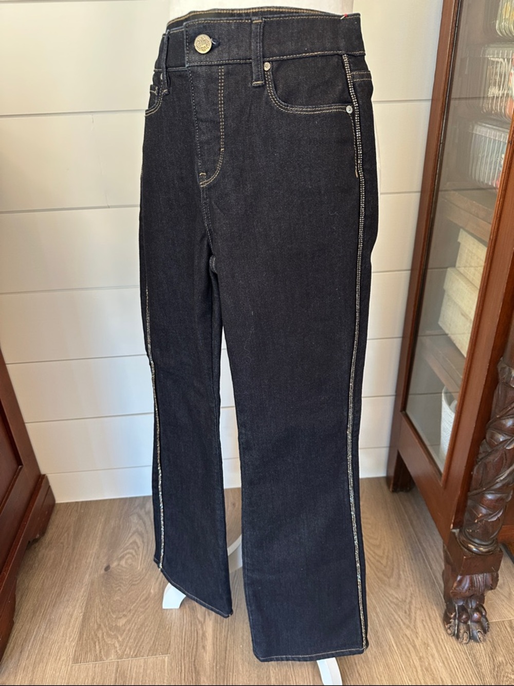 WHBM  High-Rise Skinny Flare (2P)
